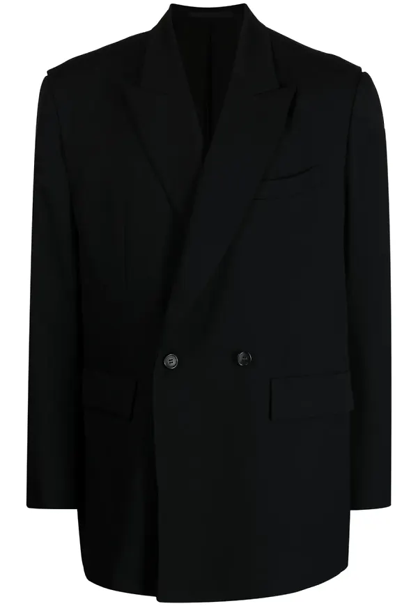 SONGZIO dubbelknäppt blazer - Svart