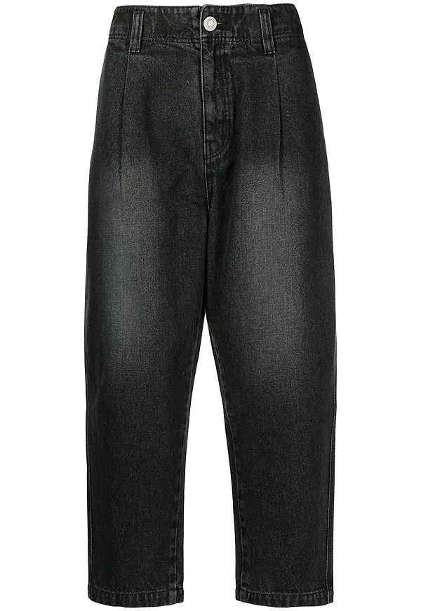SONGZIO mörka wide leg-jeans - Svart