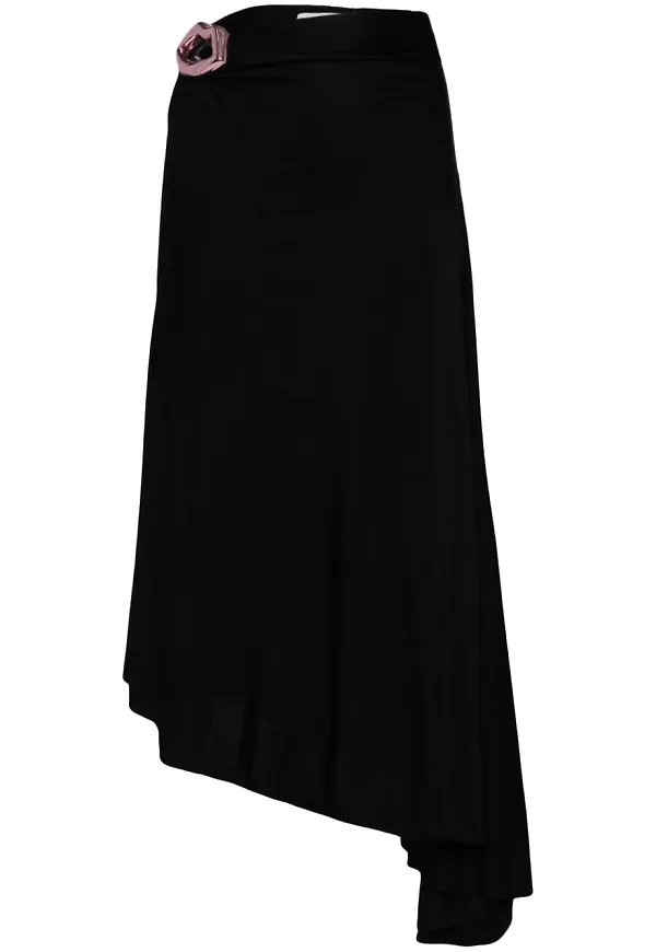 Sonia Rykiel asymmetrisk kjol - Svart
