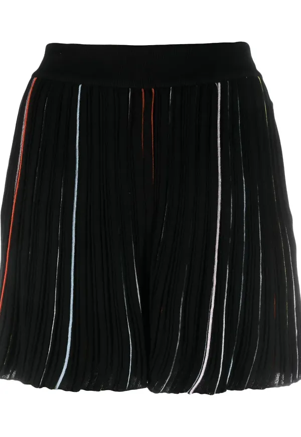 Sonia Rykiel löparshorts med kontrastrand - Svart