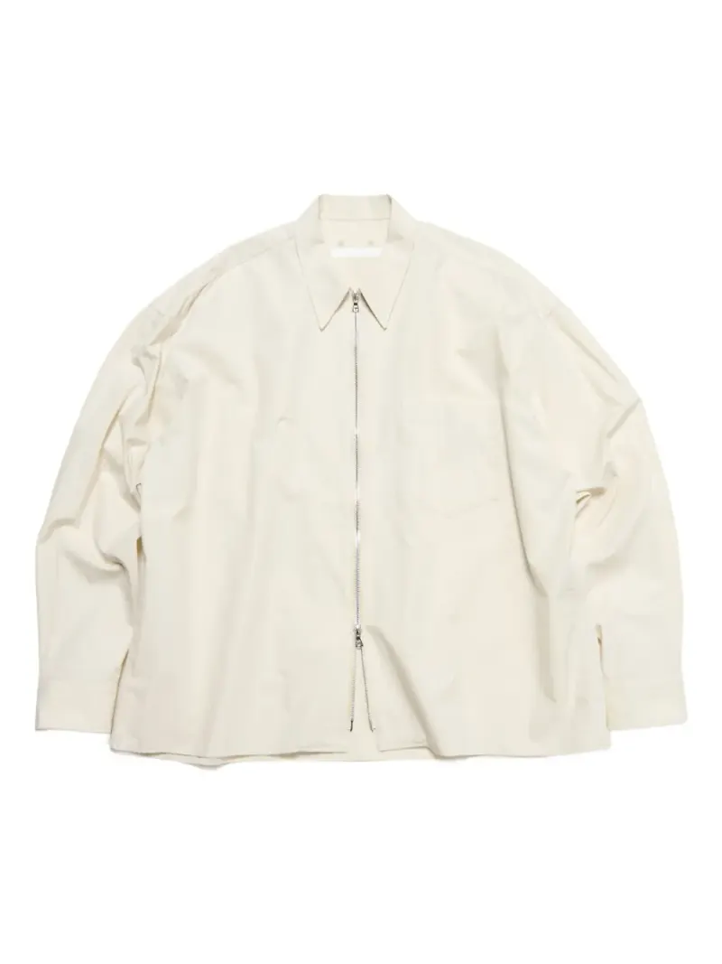 Sophnet. skjorta i oversize-modell med dragkedja - Neutral