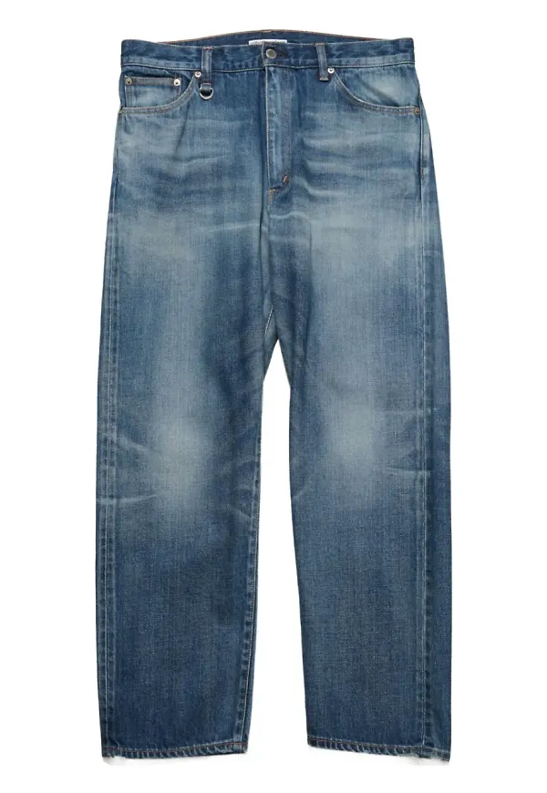 Sophnet. straight-jeans med blekt effekt - Blå