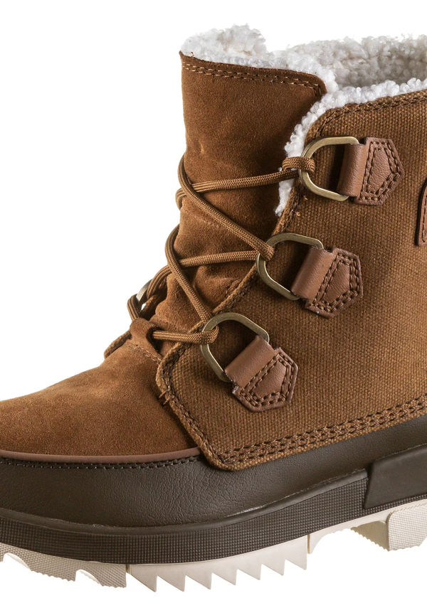 SOREL Snöboots 'TORINO II WP' brun / mörkbrun / vit