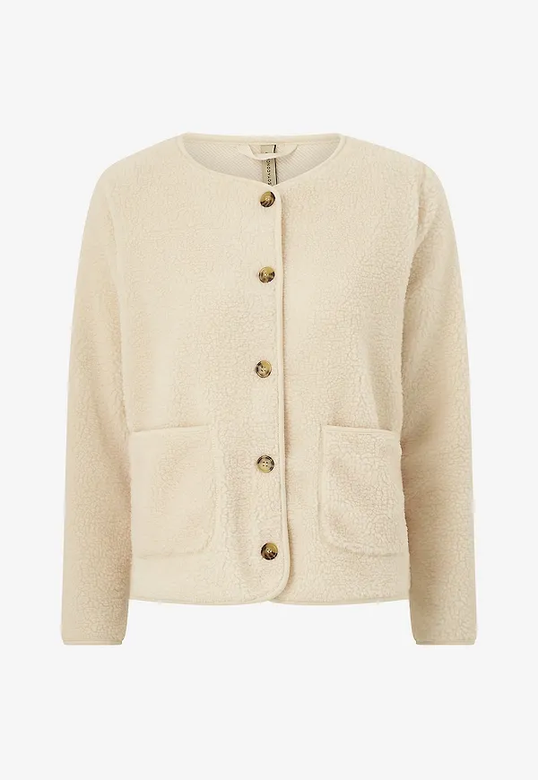 Soyaconcept - Fleececardigan Sc-onyx 2 - Beige