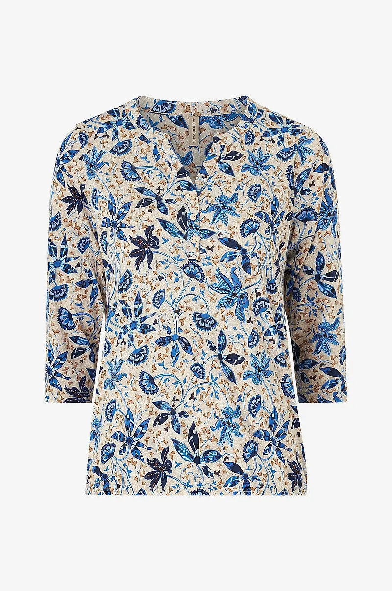 Soyaconcept - Topp sc-Felicity Aop 498 - Blå