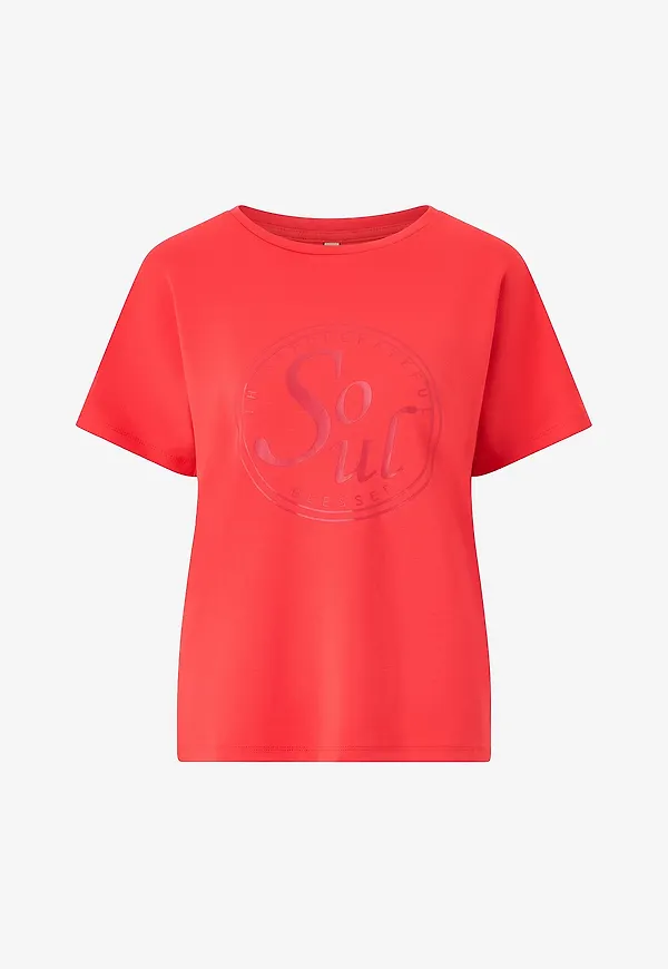 Soyaconcept - T-shirt Sc-banu 301 - Röd