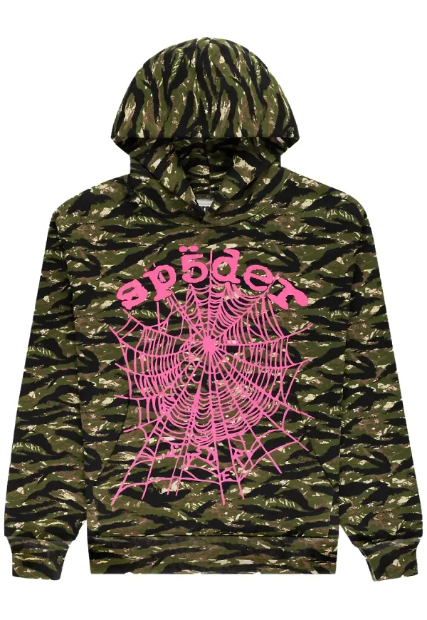 SP5DER OG WEB V2 hoodie - Grön