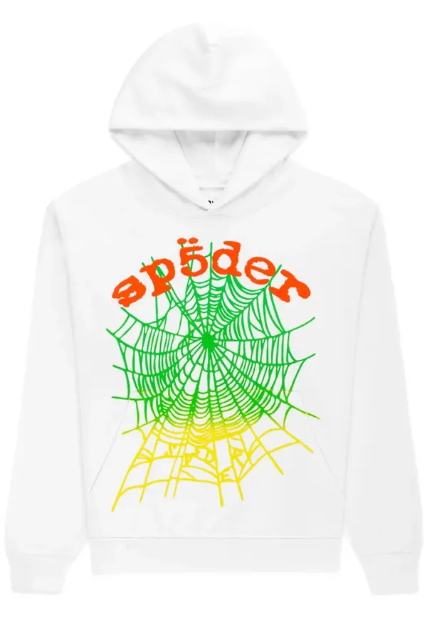SP5DER Web hoodie - Vit