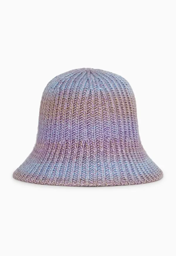 SPACE-DYED WOOL BUCKET HAT