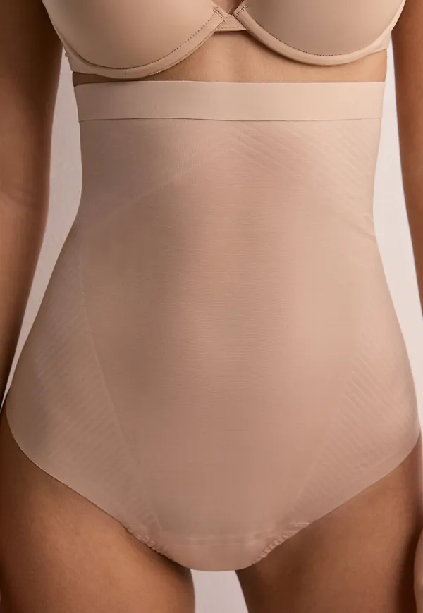 Spanx - Beige - High-Waisted Thong
