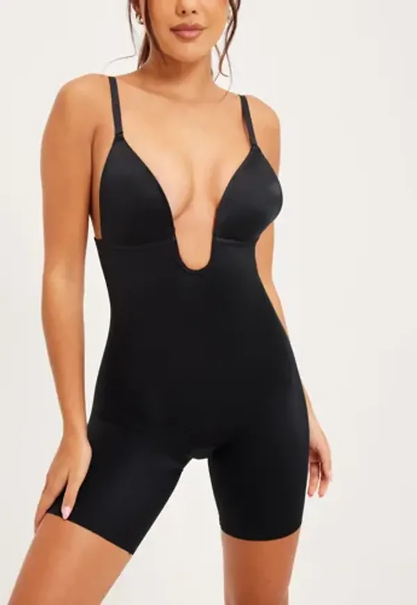 Spanx - Svart - Plunge Low Back MT Body
