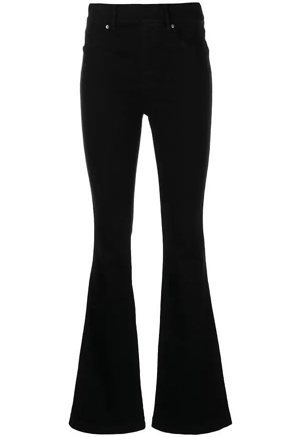 SPANX flare-jeans med hög midja - Svart