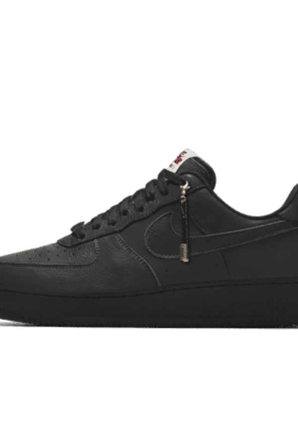 Specialdesignad sko Nike Air Force 1 Low Unlocked By You för kvinnor - Svart