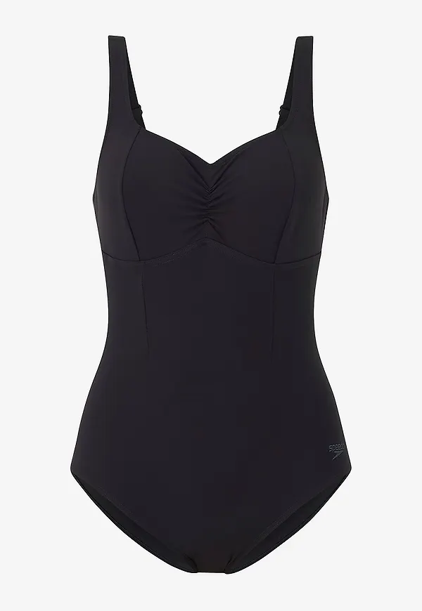 Speedo - Baddräkt Solid Aquanite Swimsuit - Svart
