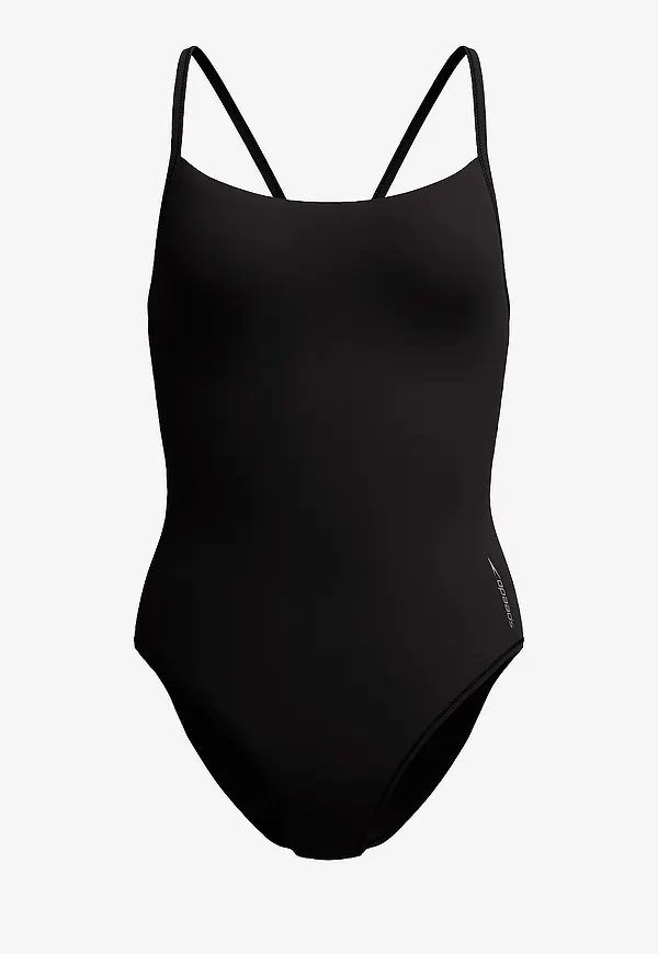 Speedo - Baddräkt Solid Racerback One Piece - Svart