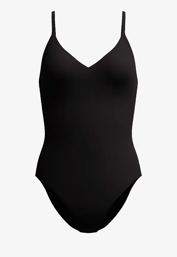 Speedo - Baddräkt Solid Scoop Neck One Piece - Svart