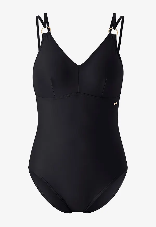 Speedo - Baddräkt Womens Shaping Strappy 1 Piece - Svart