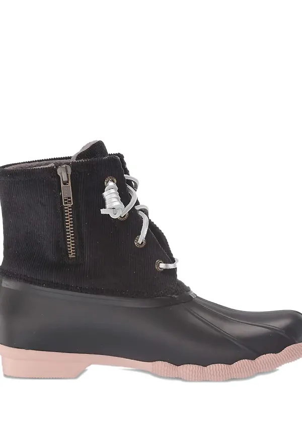 Sperry Saltwater manchesterstövlar med snörning - Svart
