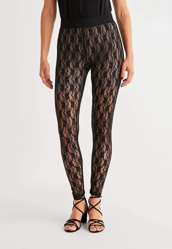 Spetsleggings