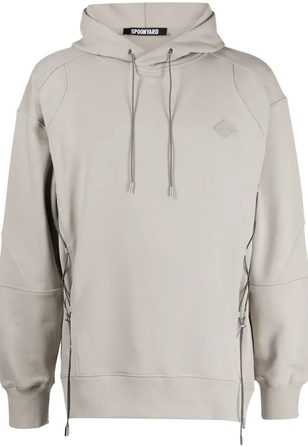 Spoonyard hoodie med snörning - Neutral