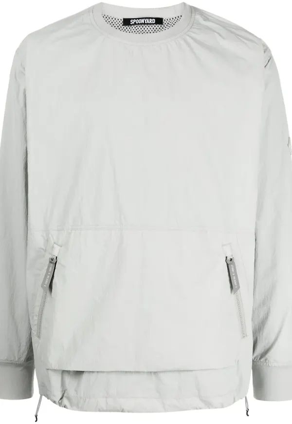 Spoonyard sweatshirt med ficka - Grå