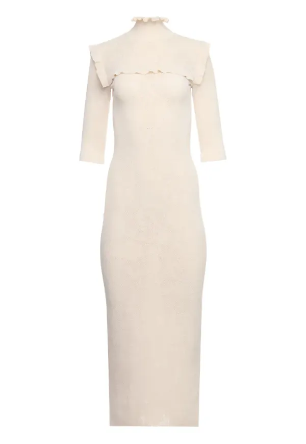 Sportmax Crisma midiklänning - Vit – Farfetch