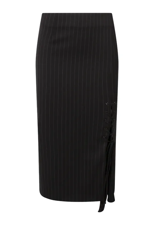 Sportmax Kjol 21060429600 Svart, Dam