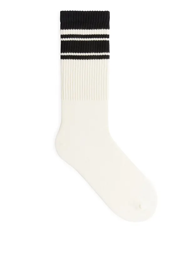 Sporty Cotton Socks - Black