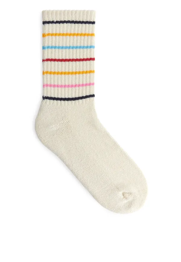 Sporty Cotton Socks - Yellow