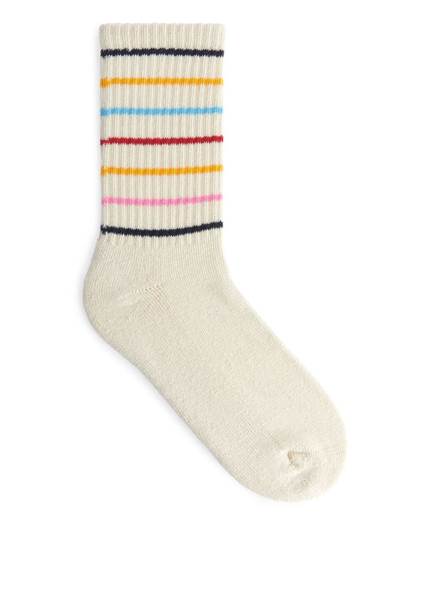 Sporty Cotton Socks - Yellow
