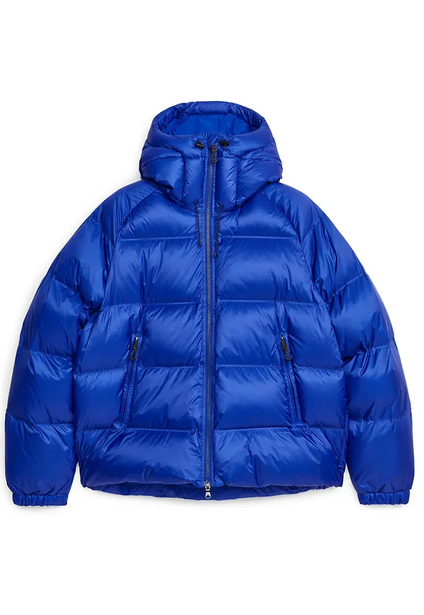 Sporty Down Jacket - Blue