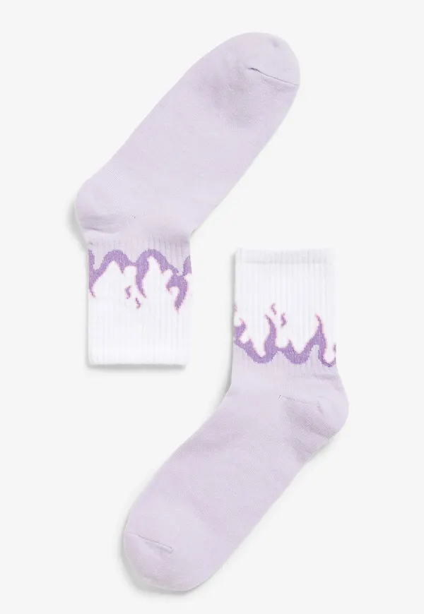 Sporty socks - Purple