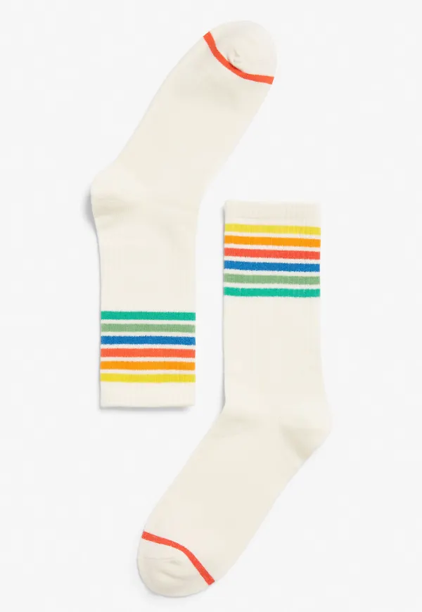 Sporty socks - White