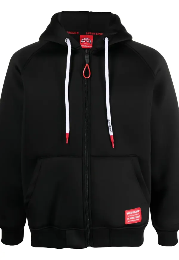 Sprayground hoodie med logotyp - Svart