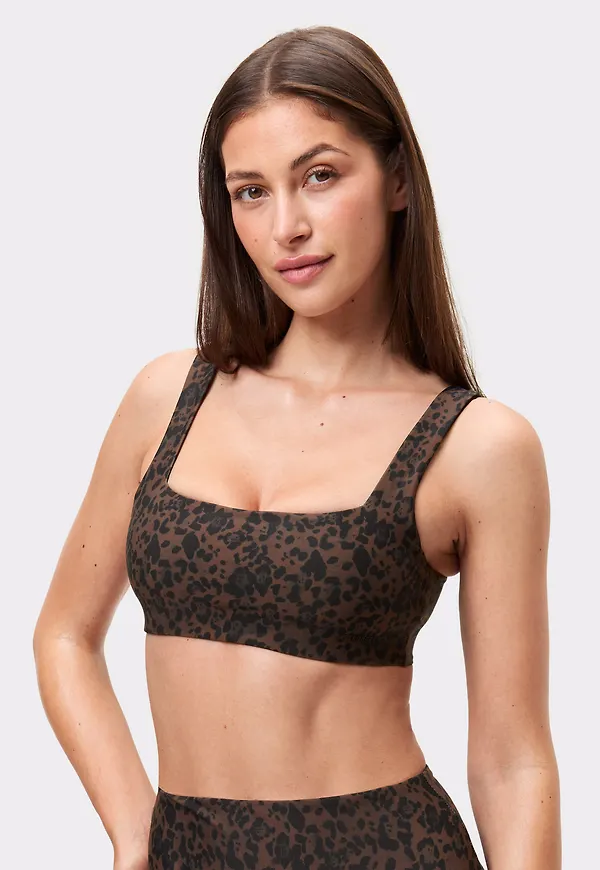 Square Neck Adjustable Bikini Bra