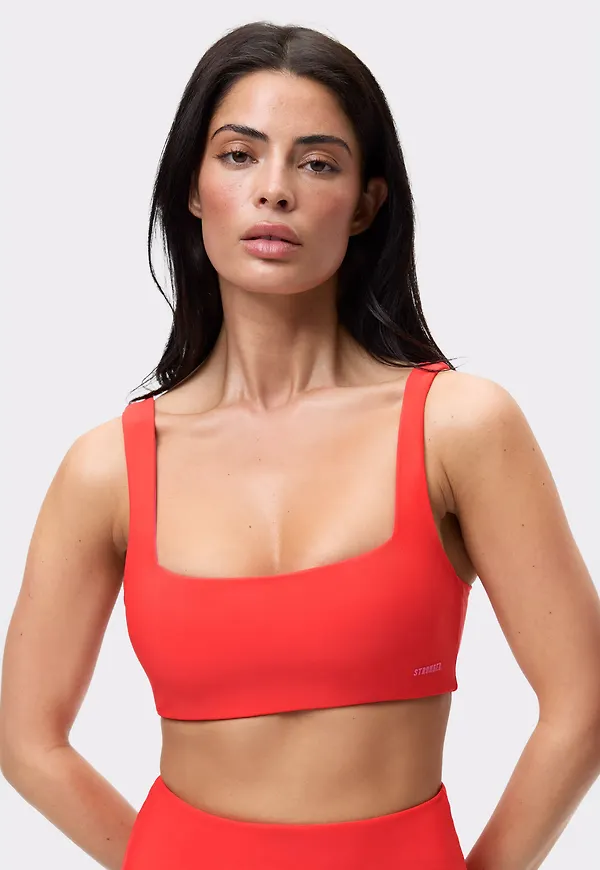 Square Neck Adjustable Bikini Bra