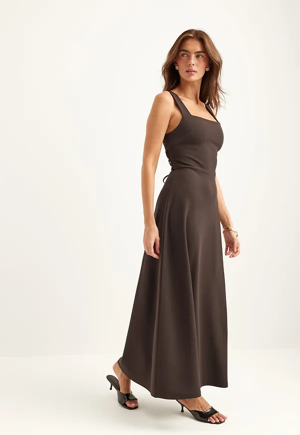 Square Neck Corset Dress