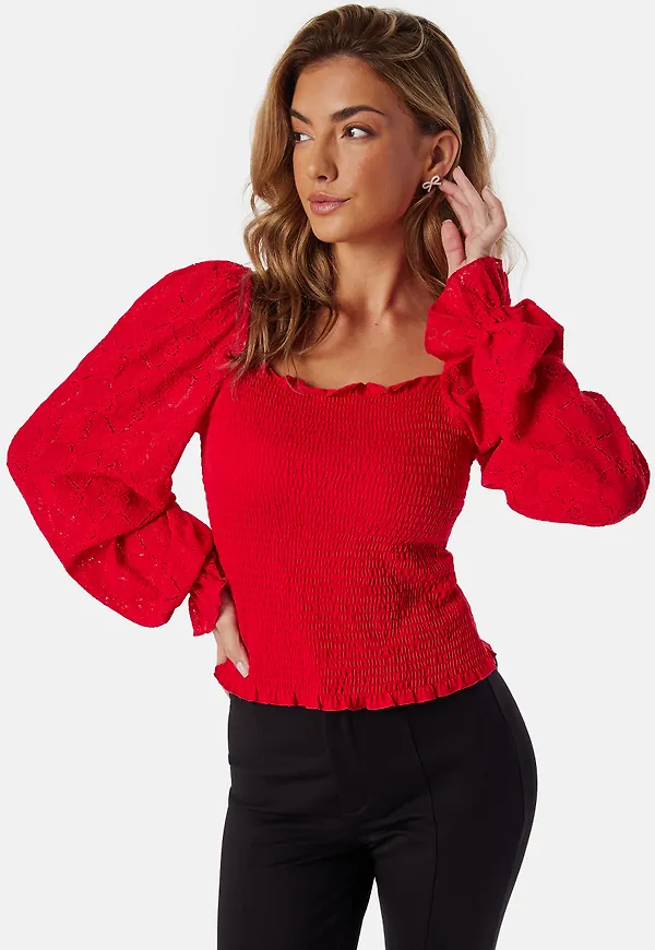 Square Neck Smock Top