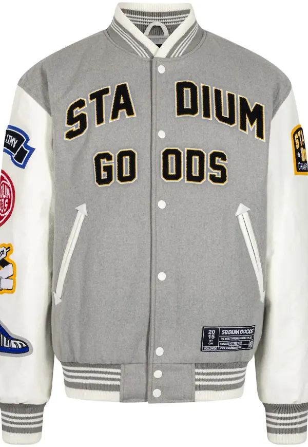STADIUM GOODS® Champions League collegejacka - Grå