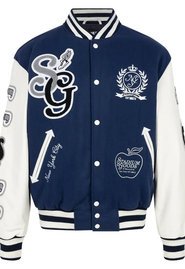 STADIUM GOODS® NYC collegejacka - Blå