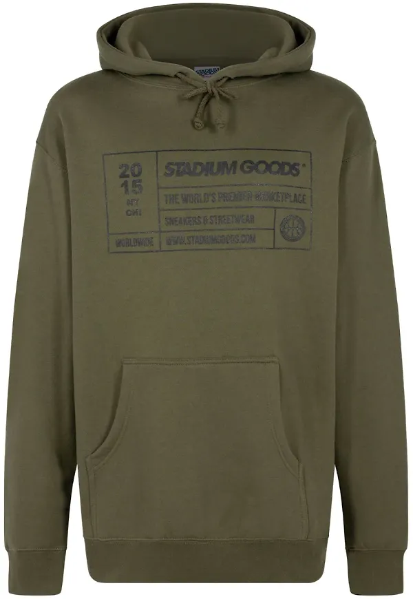 STADIUM GOODS® Shoe Box Black hoodie - Grön