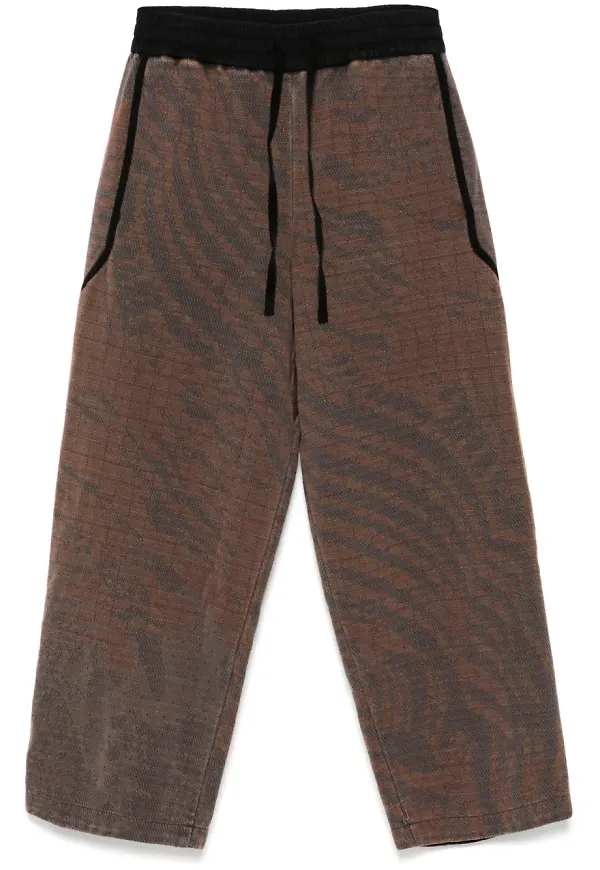Stain Shade fodrade sweatpants - Brun