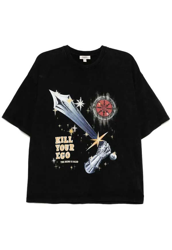 Stain Shade t-shirt med grafiskt tryck - Svart