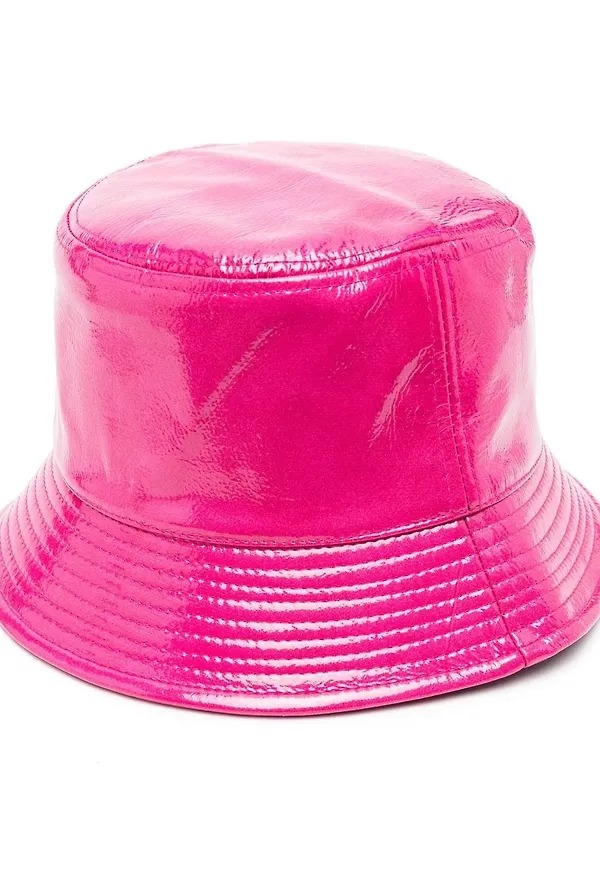 STAND STUDIO glansig fiskehatt - Rosa