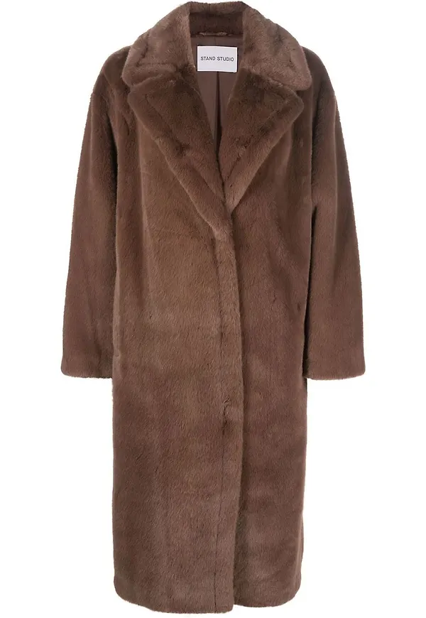 STAND STUDIO kappa i oversize-modell - Brun