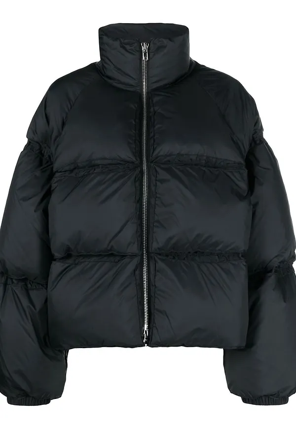 STAND STUDIO Luna puffjacka - Svart