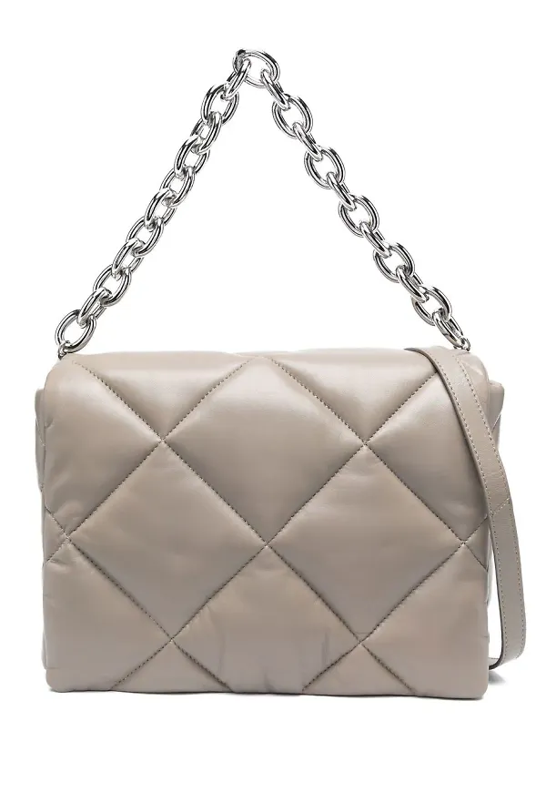 STAND STUDIO quiltad totebag - Neutral