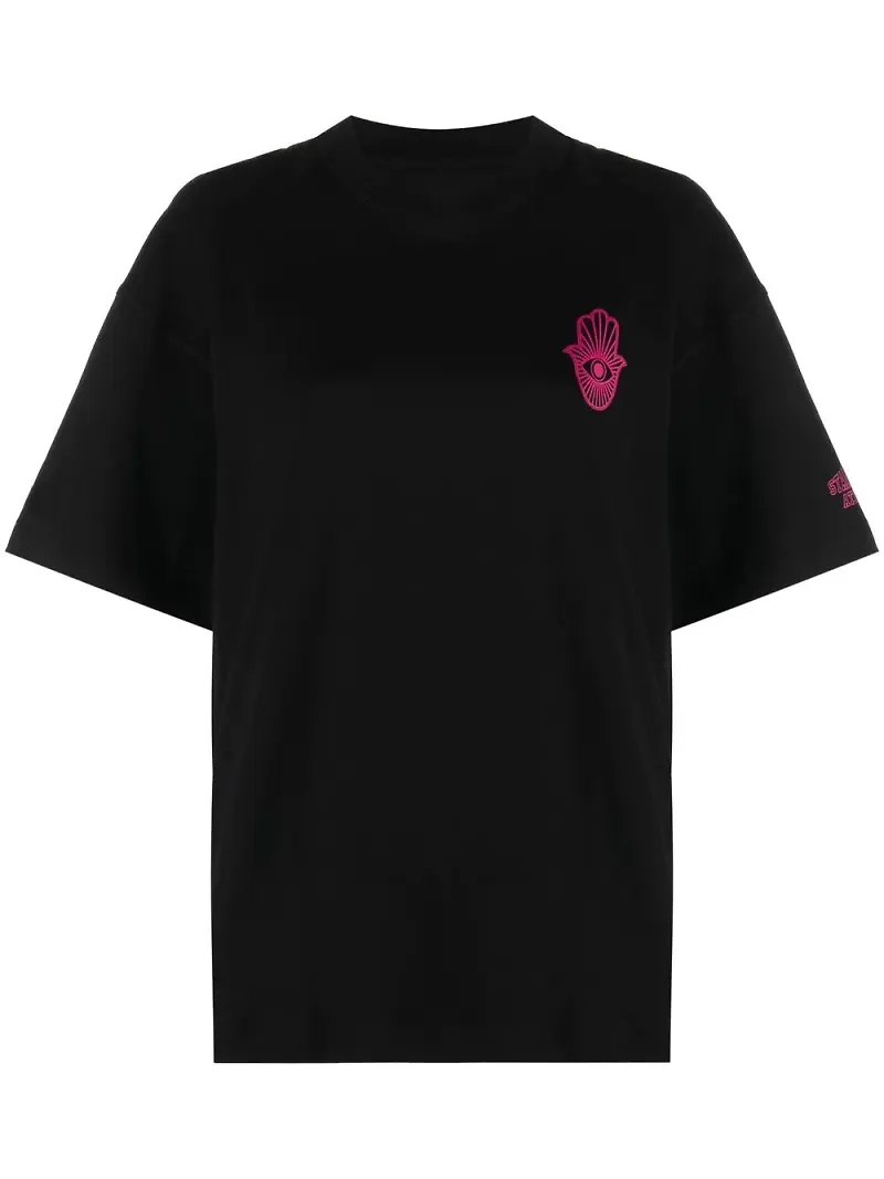 STAND STUDIO t-shirt med tryck - Svart
