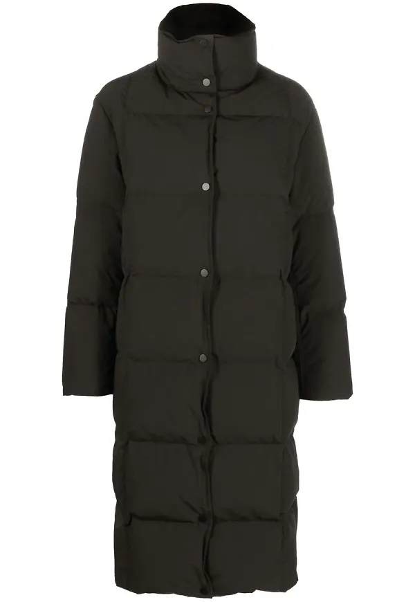 STAND STUDIO vadderad oversize-parkas - Svart