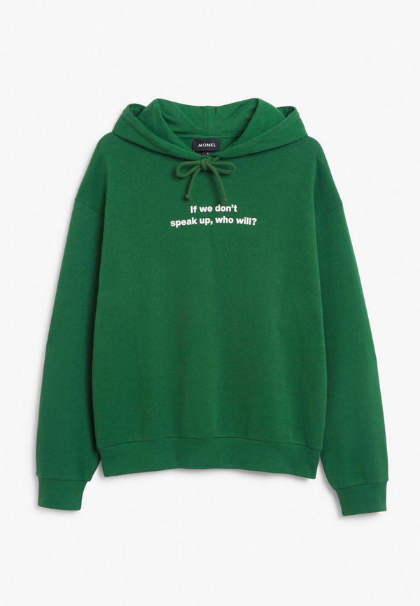 Statement hoodie - Green